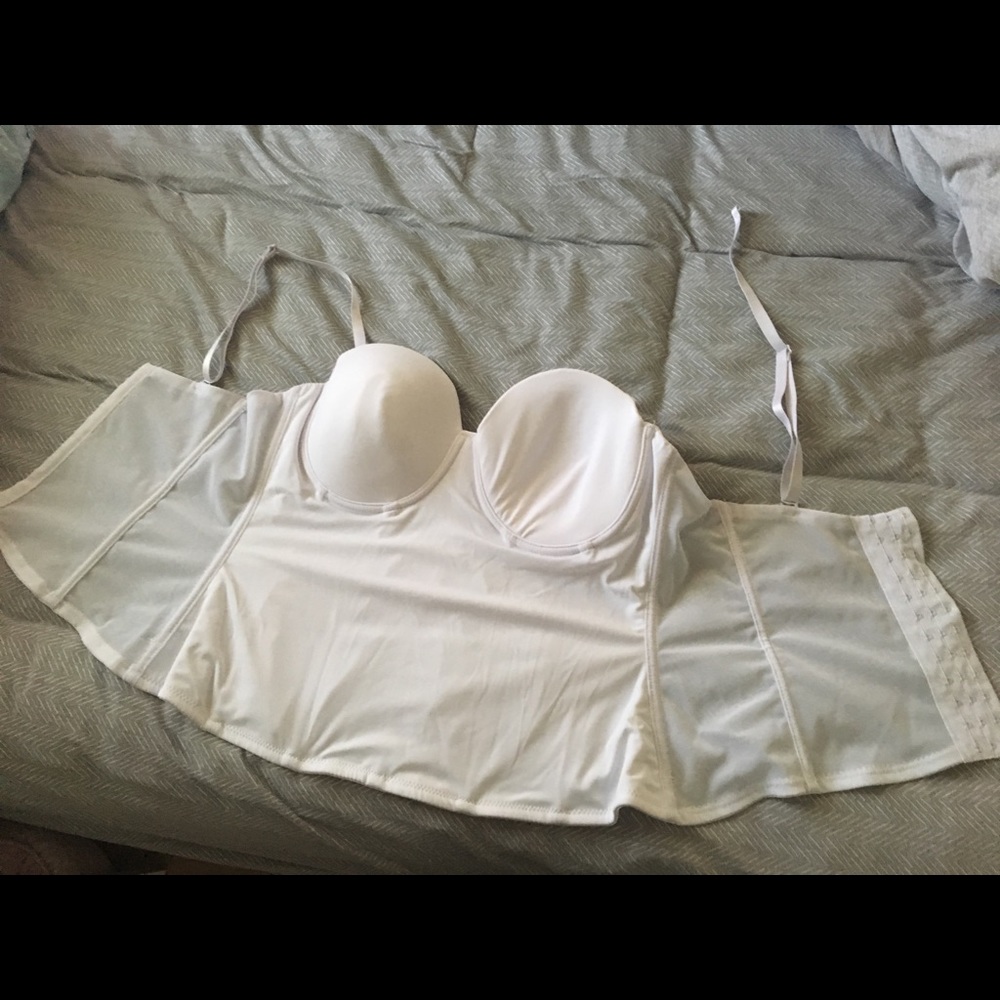 Wedding dress strapless bra